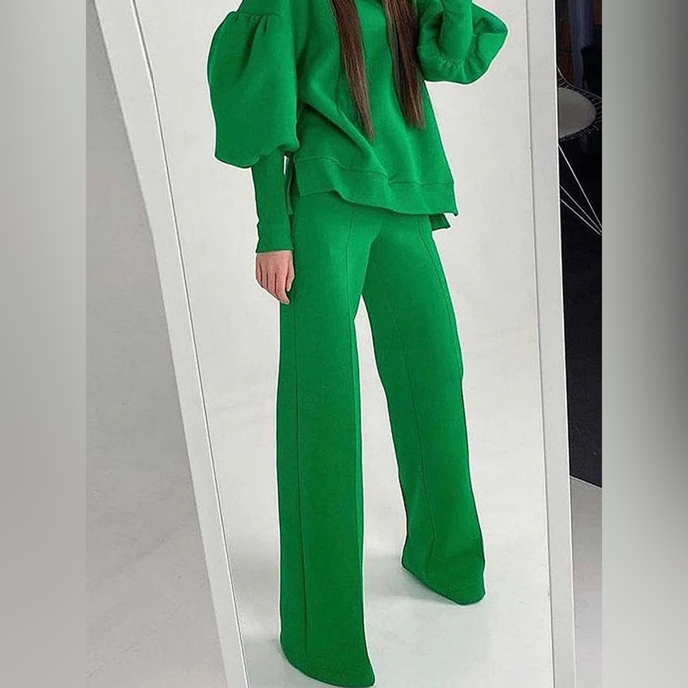 Green casual wear 💚 Large